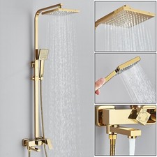 Gold Shower Taps System