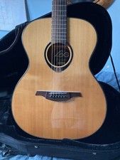 LAG T80A Auditorium Acoustic Guitar, Natural, Tramontane 80 Series