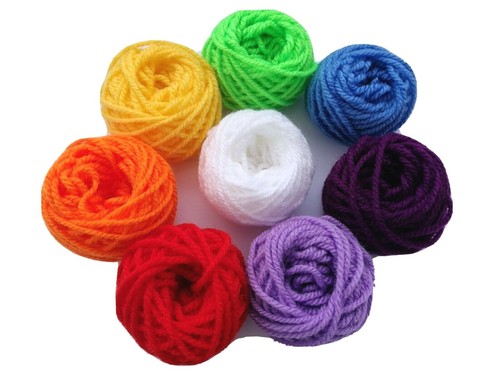 Rainbow pride yarn - pride, wool