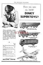 1950s DINKY Toys ADVERT Shetland Flying Boat Guy 4-Ton Lorry etc Print Ad 701/23