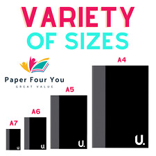 [ 5 pack ] A4 A5 A6 A7 Hardback Notebook Lined Journal Planner Book Ruled Pad