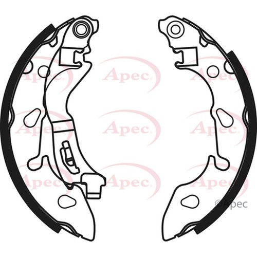 Brake shoes set for ford - shoes, ka