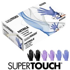 Disposable Nitrile Gloves Medical Grade Blue Powder Free Latex Free 100 Boxed