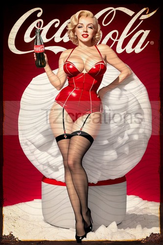 Sexy marilyn monroe coca cola - coca,