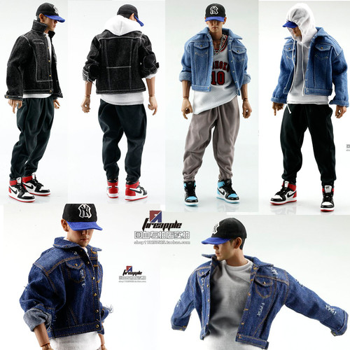 Scale denim jacket coat - jacket,
