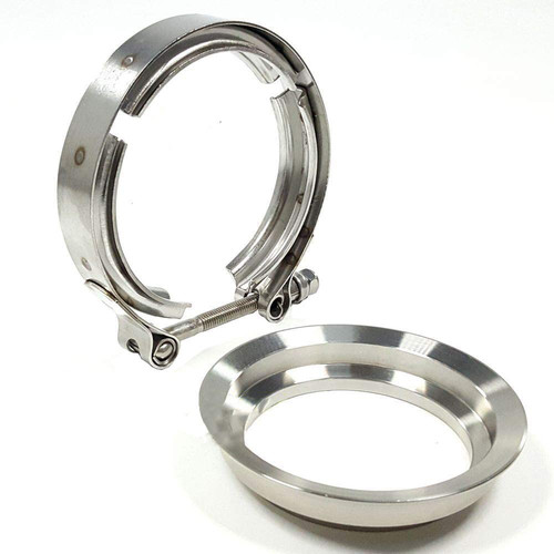 Downpipe flange clamp - downpipe, &