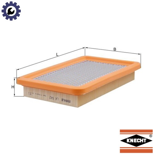 Air filter 542 for - air, lx