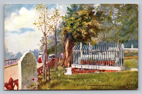 Postcard harrow byrons - postcard,