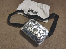 MCM Silver Camera Bag