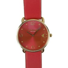 COACH Elliott CA.158.7.34.2339 Watch, Red Gold, GP Leather, Men's and Women's