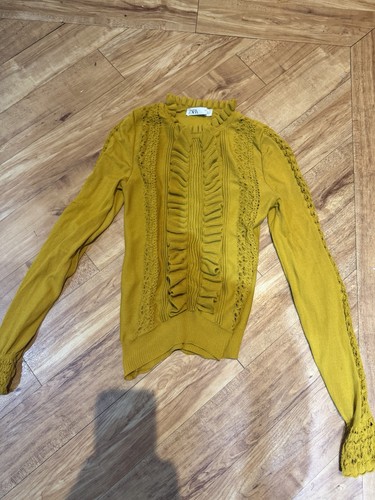 Zara hold ruffle jumper long - zara,
