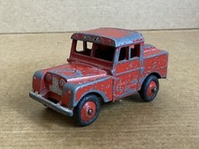 Dinky Toys Land Rover Mersey Tunnel Police, No 255, Original, 1955, Red, Resto.