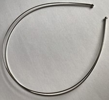 A Silver Metal Double Wire