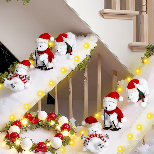 Polar bear christmas staircase - polar,