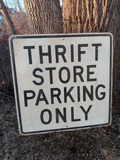 Vintage Thrift Store Parking