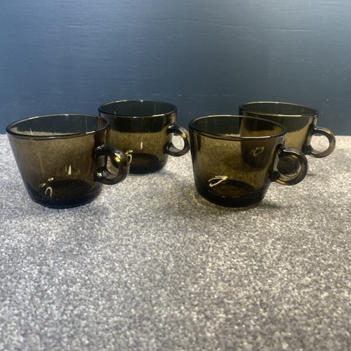 Vintage vereco smoked glass - vereco,