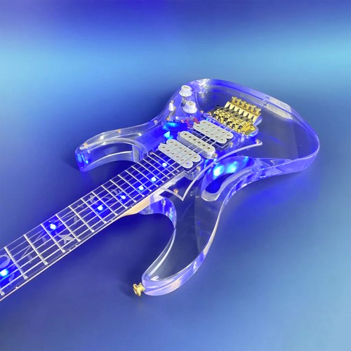 Led light electric guitar - led,