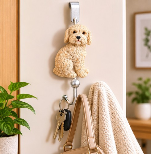 Cockapoo dog wall hook - cockapoo,
