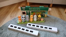 Wooden skittles set - skittles, garden
