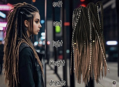 Dark brown ombre - dark, dreads