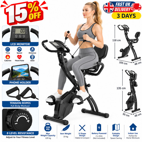 2in1 folding exercise bike - folding,