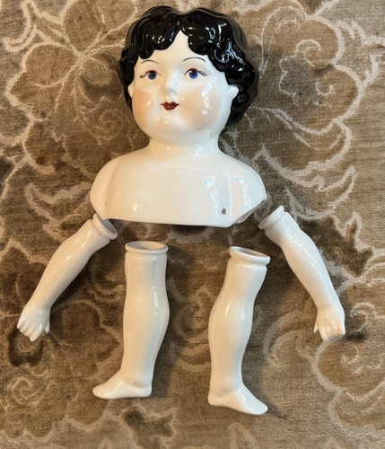 Vintage ceramic doll pieces - doll,