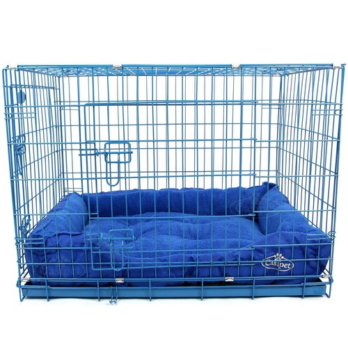 Blue dog cage - cage, fur