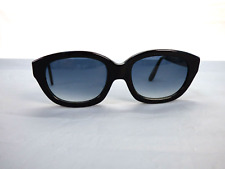 Emmanuelle Khahn Sunglasses Vintage 1990s Kurt Cobain Black Frame Eyewear EK 111