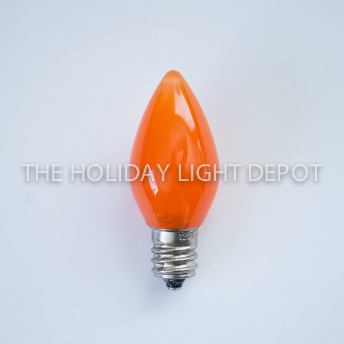 Orange led opaque - 25, c7