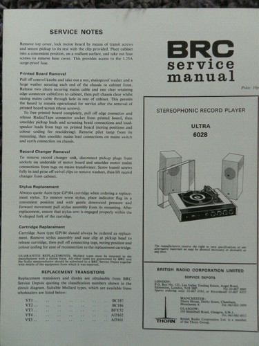 Ultra 6028 stereophonic - ultra, record