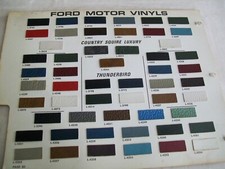 1971 Ford Torino Ranchero Pickup Bronco truck car auto upholstery samples set
