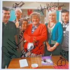 MRS BROWNS BOYS AUTOGRAPHED 8 X 8 PHOTOGRAPH. SIGNED BY ALL 6.