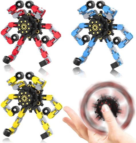 Transformable fidget spinners - transformable,