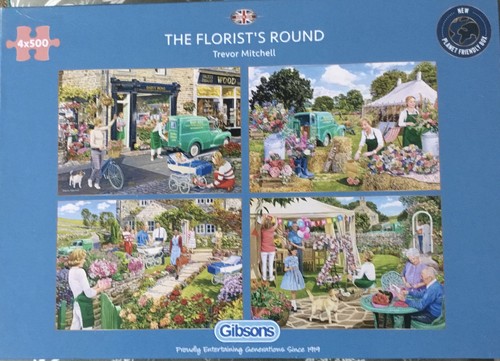 Gibsons 4x500 piece jigsaw - 4x500,