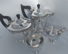 Viners Four Piece Silver