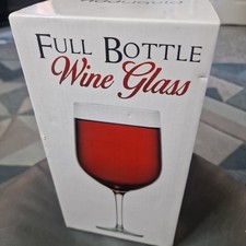 Giant Wine Glass Holds Full