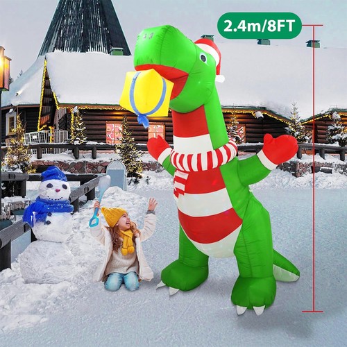 Inflatable dinosaur gift - 2.4m,