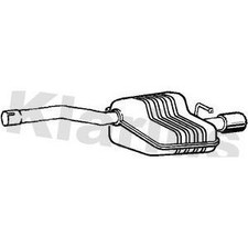 Exhaust Tail Pipe With Back