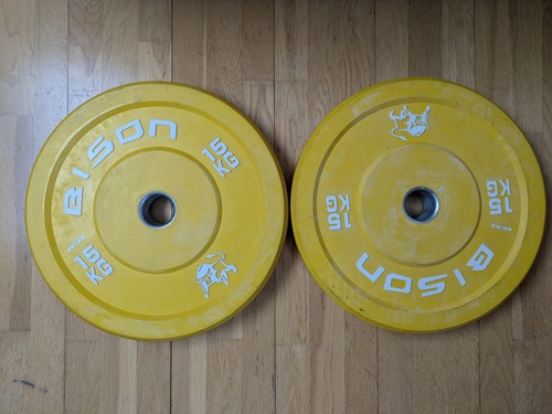 Bumper plates 15kg pack 2 - bumper, of