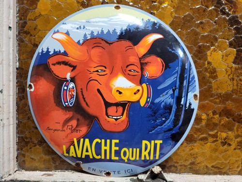 Vintage laughing cow porcelain - vintage,
