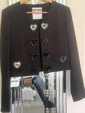 Moschino Black Cropped Blazer
