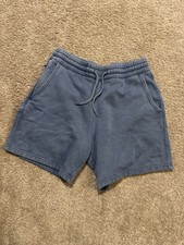 Hollister Fleece Shorts In Blue In Small Used Good Condition