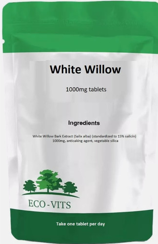 White willow bark 1000mg - white,