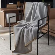 Nordic Knitted Luxury Blanket / Throw , French Cream Beige , Knit,perfect Gift