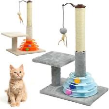 Large Cat Scratch Scratching Post Pet Scratcher Pole Kitten Activity Tower