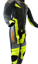 Baby Biker Speed Demon Kids Mini Moto Full Leather Race Suit Yellow FAULTY