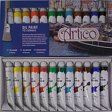 Artist Oil Paints Painting Oils Set Painters Colours Tubes Pictures Supplies Kit