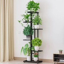 6 Tier Tall Plant Stand Wooden