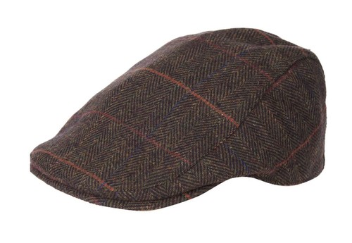 Barbour cheviot flat cap - cheviot,