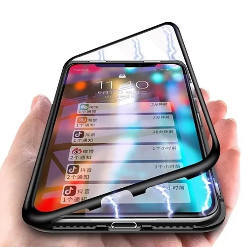 Iphone black 360 magnetic - xr,